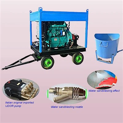 מכונת התזת חול הידרו במים